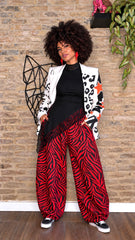 Pantalón Zebra Rojo