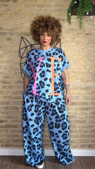 Conjunto Yes Print Azul