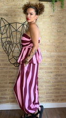 Conjunto Rayas Rosa