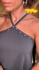 Vestido Tachuelas Estrellas