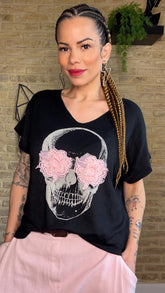 Jersey Punto Calavera Manga Corta