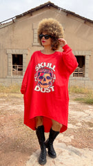 Vestido Sudadera Skull Dust - Exclusivo LOOFRO