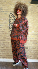 Sudadera Maxi Print Teja