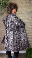 Gabardina Antelina Print Gris