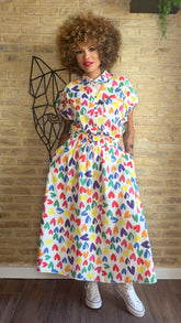 Falda Corazones Colores
