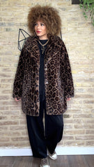 Abrigo Peluche Print