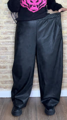 Pantalón MAXI Polipiel Palazzo