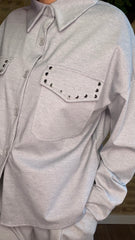 Sobrecamisa Tachuelas Gris