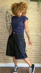 Bermuda Denim Tachuela