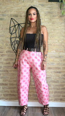 Pantalón Balloon Lunares Rosa