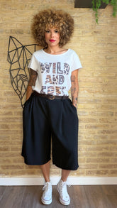 Bermuda Fluida Maxi Negra ( se enviará Viernes 5 Junio )