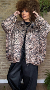 Bomber MAXI Antelina Leopardo