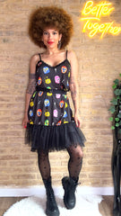 Vestido Lencero Plumeti Lucha libre - EXCLUSIVO LOOFRO