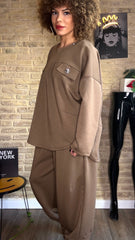 Conjunto Marrón Café