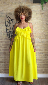 Vestido Fluido Amarillo