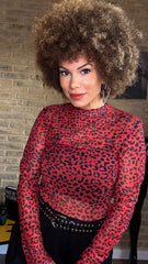 Camiseta Gasa Print Roja