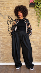 Pantalón Botones Negro