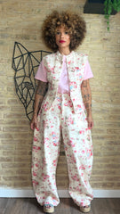 Conjunto PREMIUM Floral Crudo
