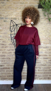 Pantalón Sport Raya Buganvilla