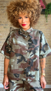 Camisa Algodón Militar