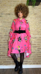 Vestido Camisero Asimétrico Super Nenas