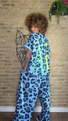 Conjunto Yes Print Azul