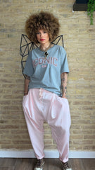 Pantalón Baggy Tencel Rosa