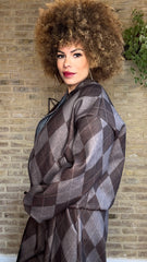 Bomber Rombos Franela