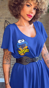 Vestido Cookie Monster - Exclusivo LOOFRO