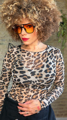 Camiseta Gasa Leopardo