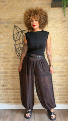 Pantalón Gasa Leopardo