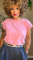 Camiseta Tachuela Rosa