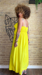 Vestido Fluido Amarillo