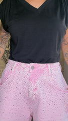 Bermuda Xtrass Rosa Denim
