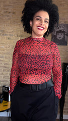 Camiseta Gasa Print Roja