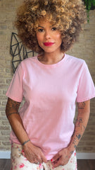 Camiseta Básica Rosa