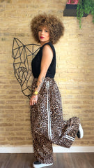 Pantalón Maxi Raya Print