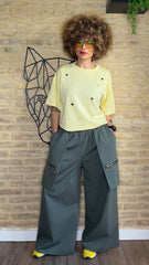 Pantalón Solapa Kaki