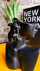 Pendientes Tucanes Acero PLATEADOS