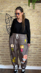 Pantalón Cuadro Snoopy