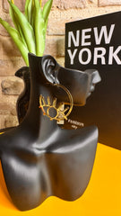 Pendientes Acero Ojo DORADO