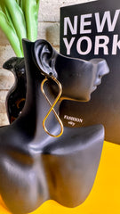Pendientes Infinito Acero DORADO