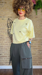 Pantalón Solapa Kaki