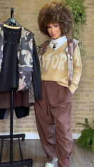 Pantalón Balloon MAXI Choco