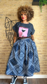 Falda Denim Pasley