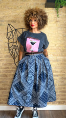 Falda Denim Pasley