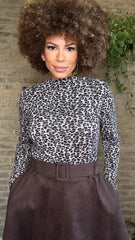 Camiseta Cuello Print