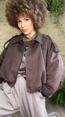 Bomber Maxi Antelina Choco