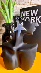 Pendientes Estrella Fugaz Acero PLATEADO