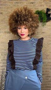 Jersey Rayas Volante Azul